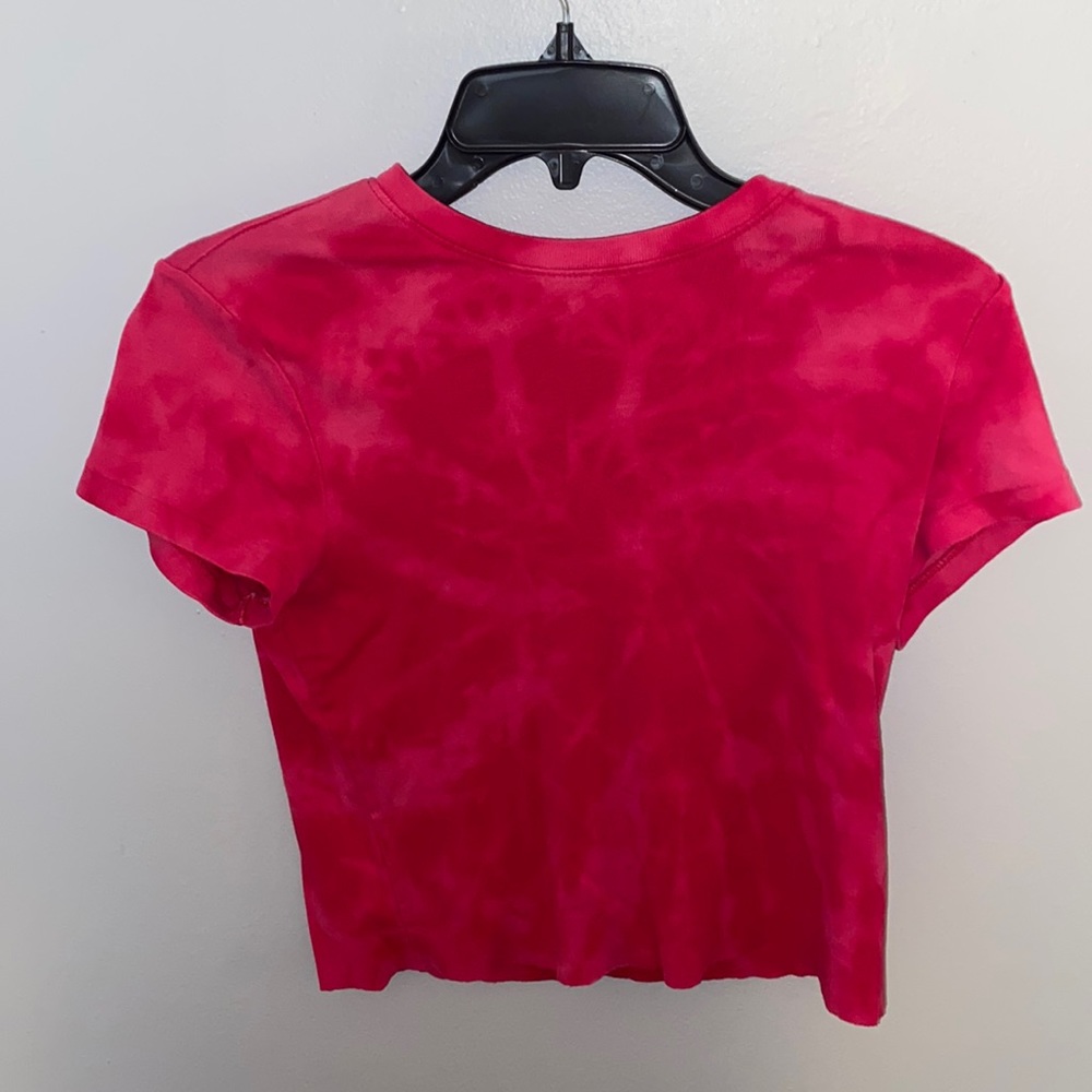 Pink crop top